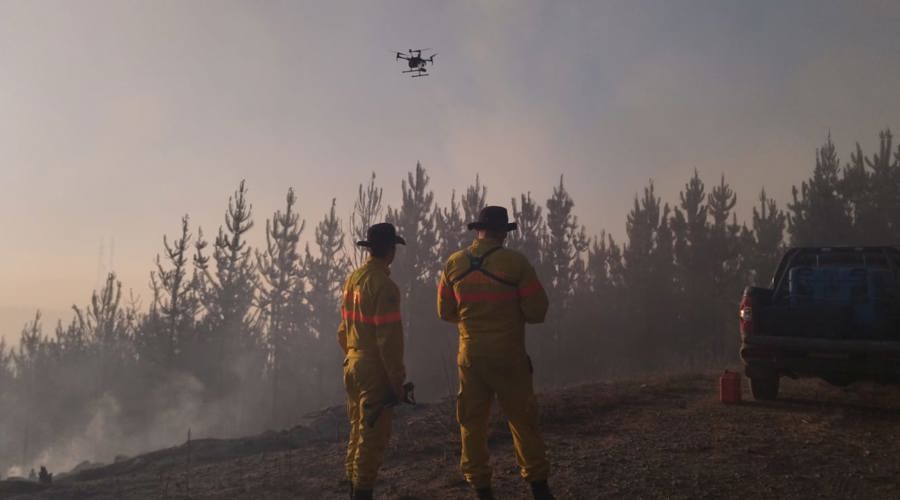 Utilização de drones em incêndios rurais